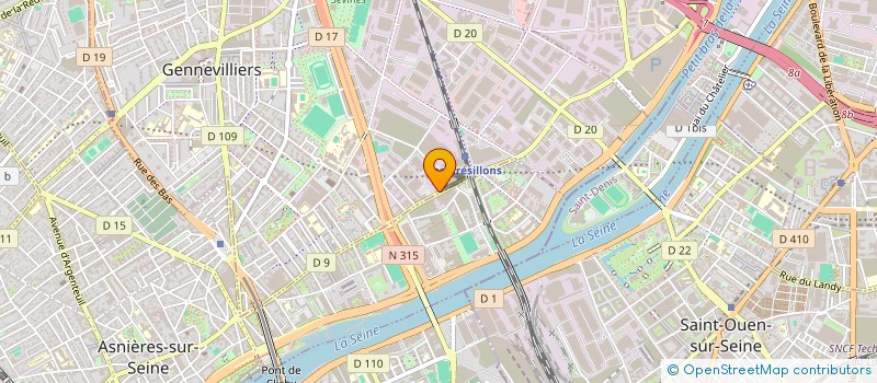 localisation de l'entreprise LEGOUEIX à GENNEVILLIERS