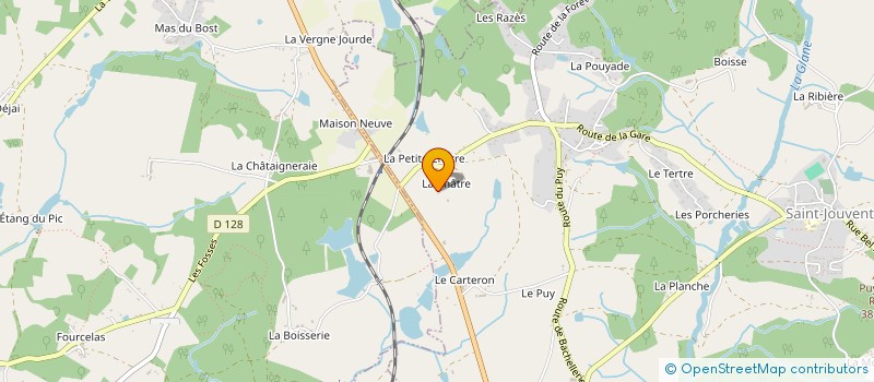 localisation de l'entreprise LEGOULLON-LETINAUD à SAINT-JOUVENT