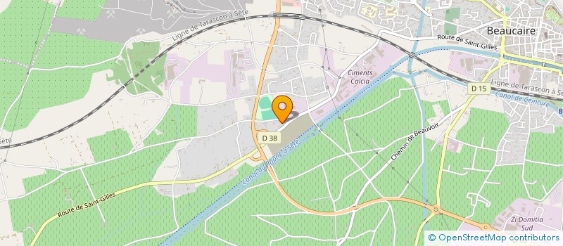 localisation de l'entreprise LEGOUPIL PAYSAGES à BEAUCAIRE