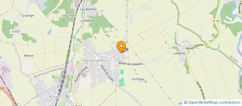 localisation de l'entreprise LEGOY DISTRIBUTION  VERGONGHEON