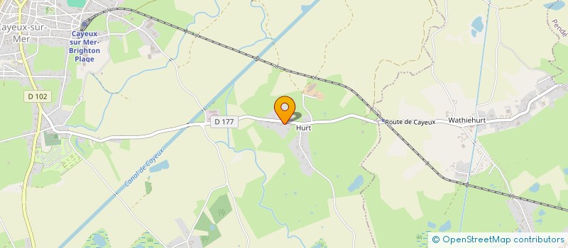 localisation de l'entreprise LEGRAIN SERVICES  CAYEUX-SUR-MER