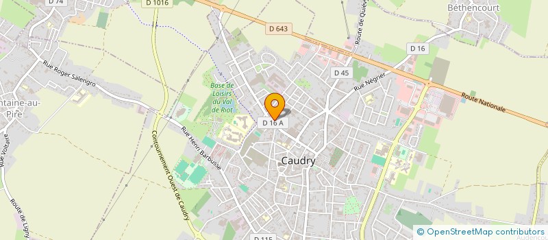 localisation de l'entreprise LEGRAND  BETHENCOURT