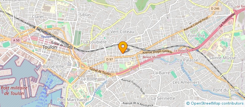 localisation de l'entreprise LEGRAND  TOULON