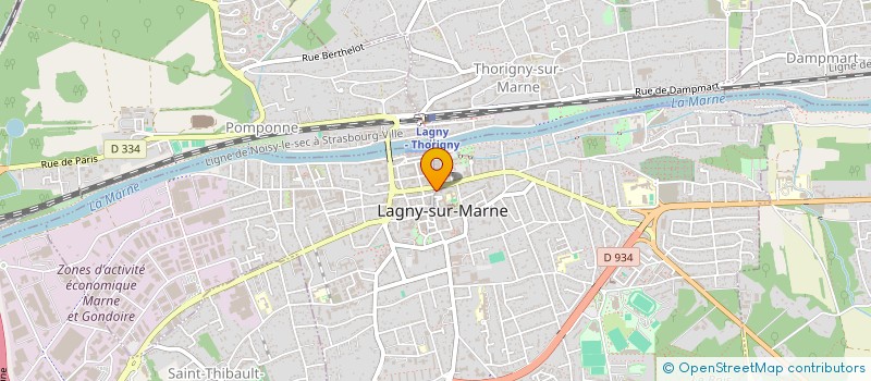 localisation de l'entreprise LEGRAND  LAGNY-SUR-MARNE