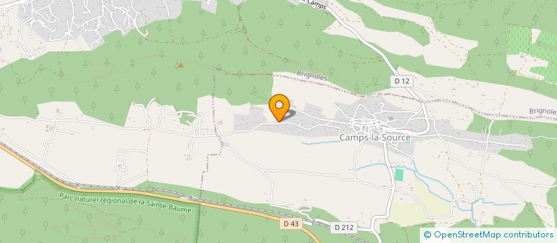 localisation de l'entreprise LEGRAND à BRIGNOLES