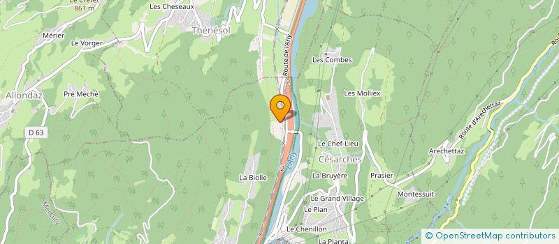 localisation de l'entreprise LEGRAND  PALLUD