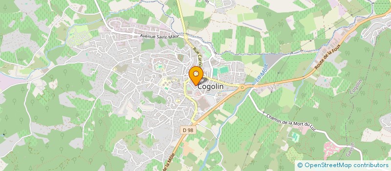 localisation de l'entreprise LEGRAND  COGOLIN