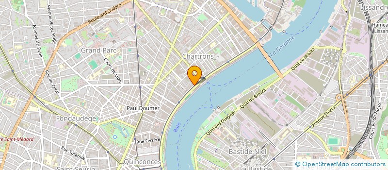 localisation de l'entreprise LEGRAND & ASSOCIES à BORDEAUX