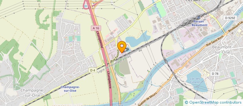 localisation de l'entreprise LEGRAND AUTO  CHAMPAGNE-SUR-OISE