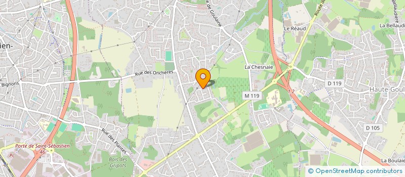 localisation de l'entreprise LEGRAND BLEU  BASSE-GOULAINE