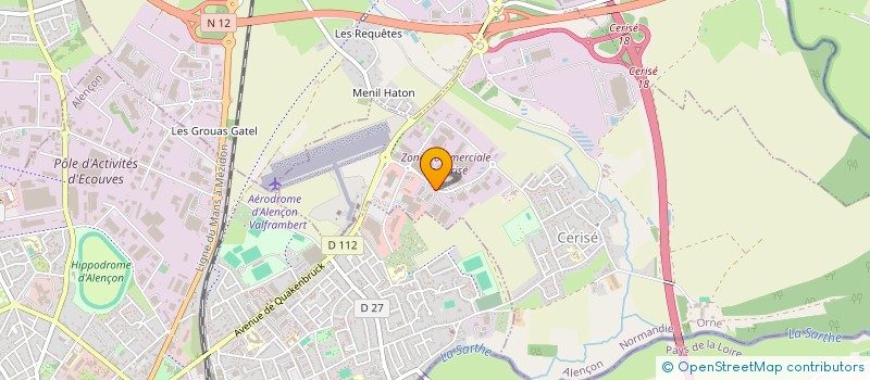 localisation de l'entreprise LEGRAND BRETAGNE SCI à CERISE