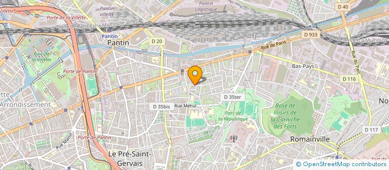 localisation de l'entreprise LEGRAND CARE à BAGNOLET