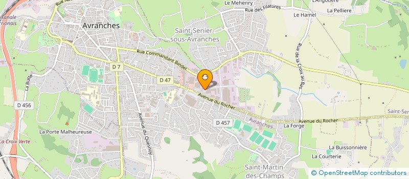 localisation de l'entreprise LEGRAND-CERBONNEY à SAINT-SENIER-SOUS-AVRANCHES
