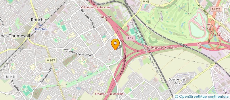 localisation de l'entreprise LEGRAND DELPLACE  RONCHIN