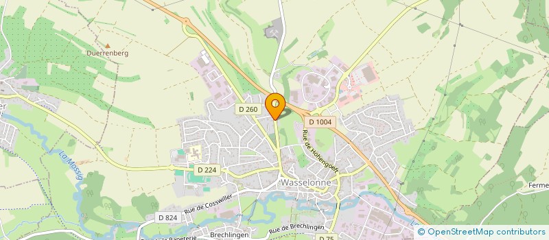 localisation de l'entreprise LEGRAND ET BECK  WASSELONNE