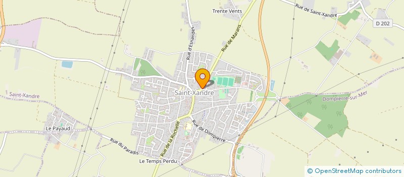 localisation de l'entreprise LEGRAND ET MAINDRON SNC à SAINT-XANDRE
