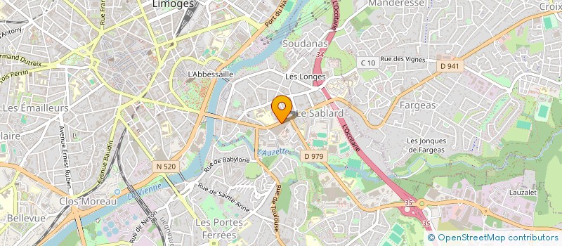 localisation de l'entreprise LEGRAND FRANCE à LIMOGES