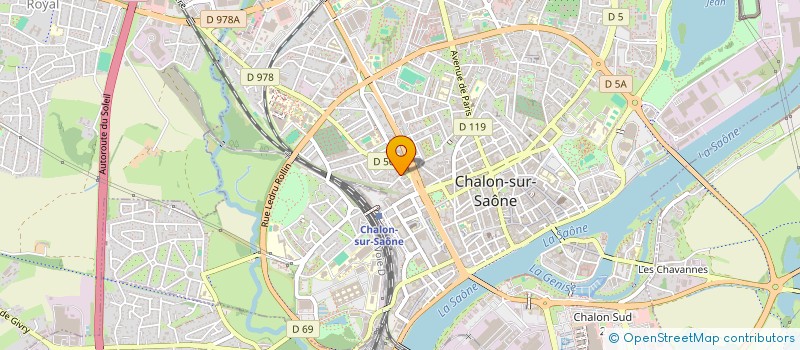 localisation de l'entreprise LEGRAND GROUPE  CHALON-SUR-SAONE