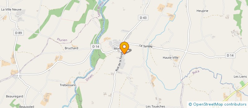 localisation de l'entreprise LEGRAND GUILLAUME  PLEBOULLE