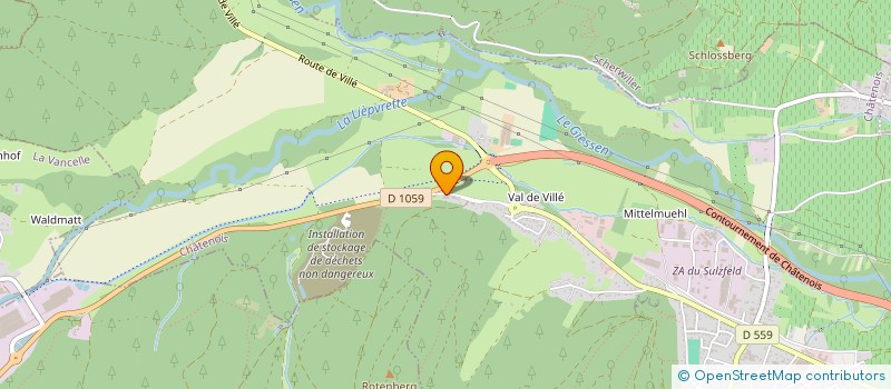 localisation de l'entreprise LEGRAND IMMO  CHATENOIS