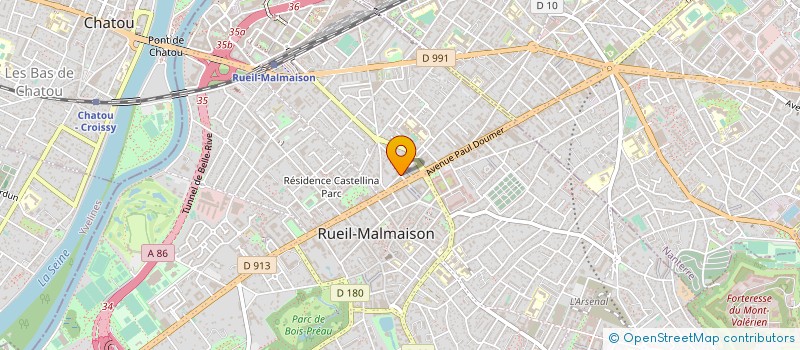 localisation de l'entreprise LEGRAND IMMOBILIER à RUEIL-MALMAISON