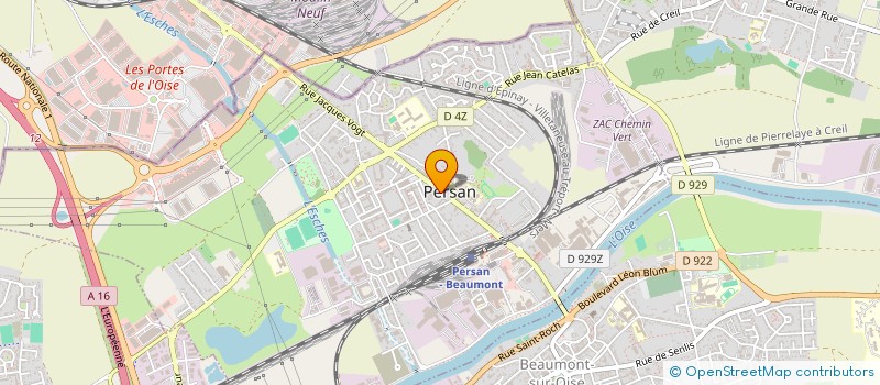 localisation de l'entreprise LEGRAND INVEST  PERSAN