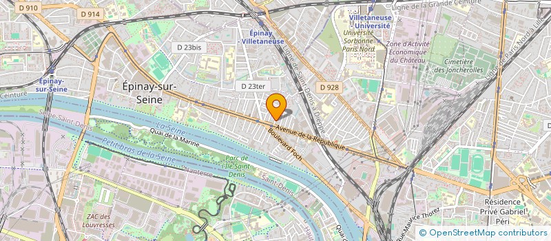 localisation de l'entreprise LEGRAND LAURE à EPINAY-SUR-SEINE
