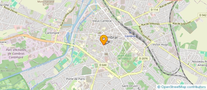 localisation de l'entreprise LEGRAND LAUTE à CAMBRAI