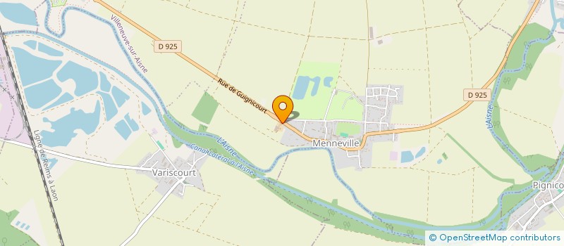 localisation de l'entreprise LEGRAND MARAICHERS  VILLENEUVE-SUR-AISNE