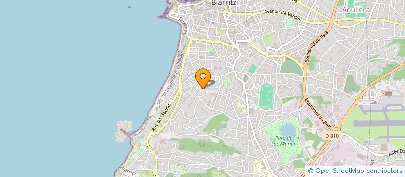 localisation de l'entreprise LEGRAND PIOCHE à BIARRITZ