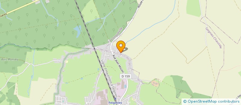 localisation de l'entreprise LEGRAND QUENTIN  GOGNIES-CHAUSSEE