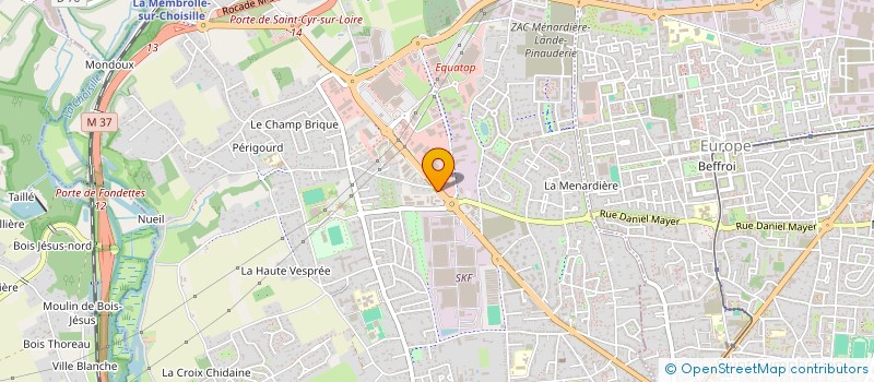 localisation de l'entreprise LEGRAND VAL DE LOIRE  SAINT-CYR-SUR-LOIRE