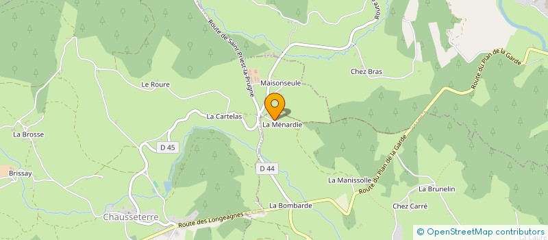 localisation de l'entreprise LEGRANDLOIC  SAINT-ROMAIN-D'URFE