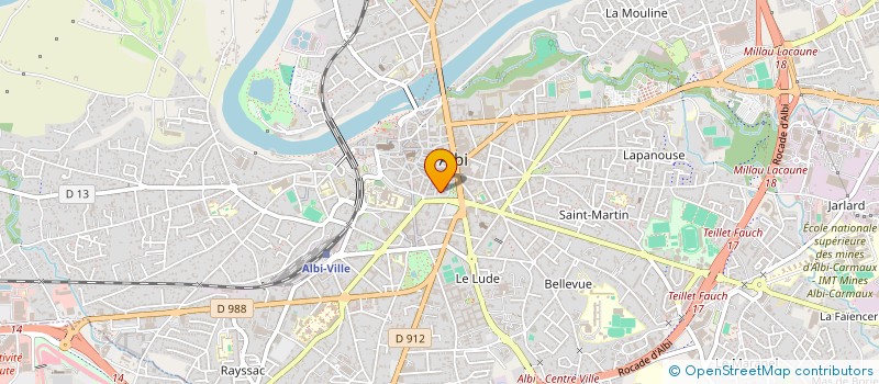 localisation de l'entreprise LEGRANDOIS FLORIAN à ALBI