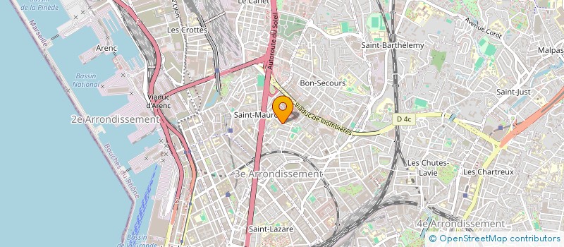 localisation de l'entreprise LEGRAS TRANSPORT  MARSEILLE