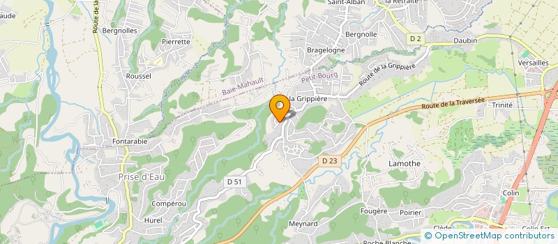 localisation de l'entreprise LEGRAVE SOLUTIONS  PETIT-BOURG