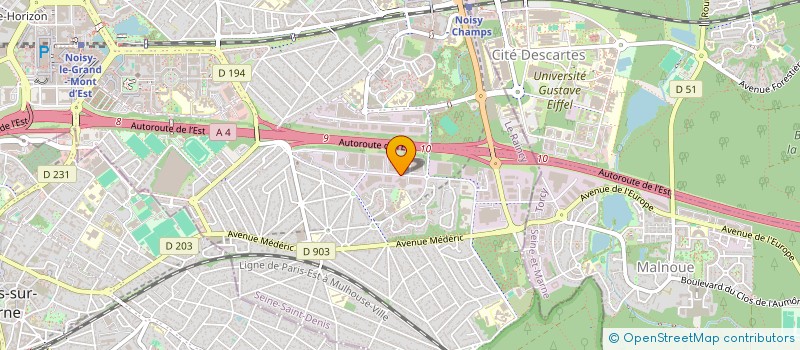 localisation de l'entreprise LEGRE MOBIL à NOISY-LE-GRAND