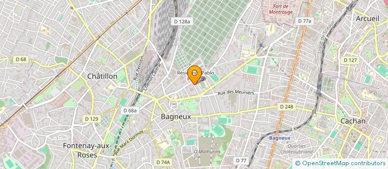 localisation de l'entreprise LEGRIETLESTEF à BAGNEUX