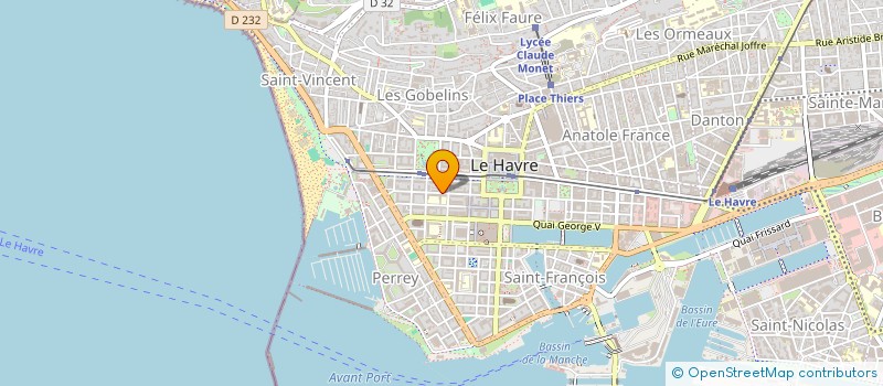 localisation de l'entreprise LEGRIX à LE HAVRE