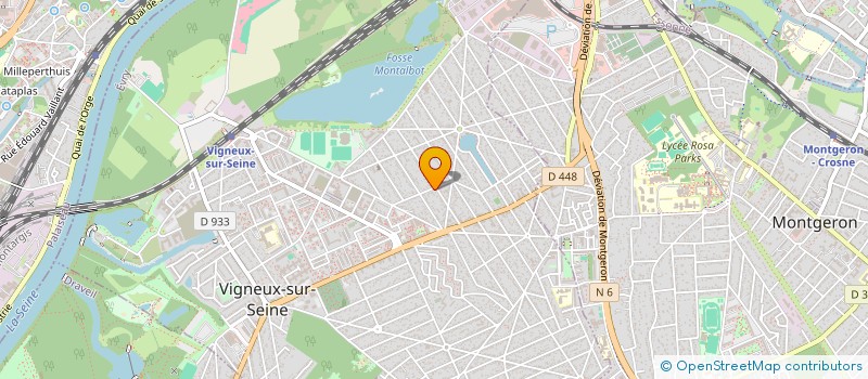 localisation de l'entreprise LEGRON ET BOUILLON à VIGNEUX-SUR-SEINE