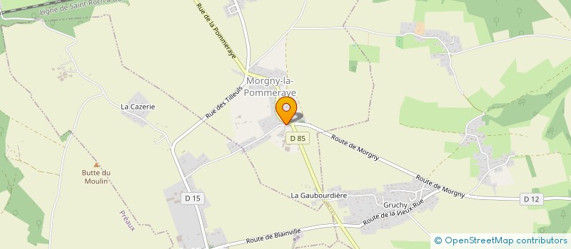 localisation de l'entreprise LEGROS  MORGNY-LA-POMMERAYE