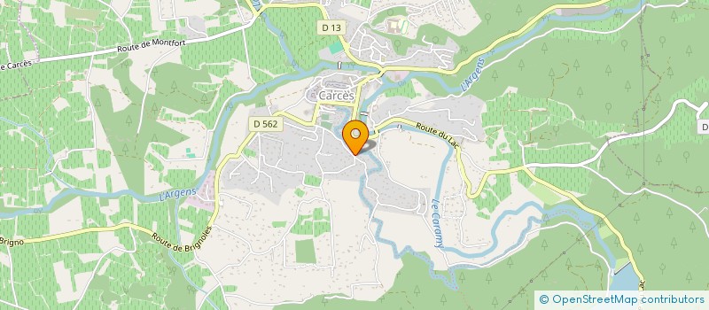 localisation de l'entreprise LEGROS CAIGNET  CARCES