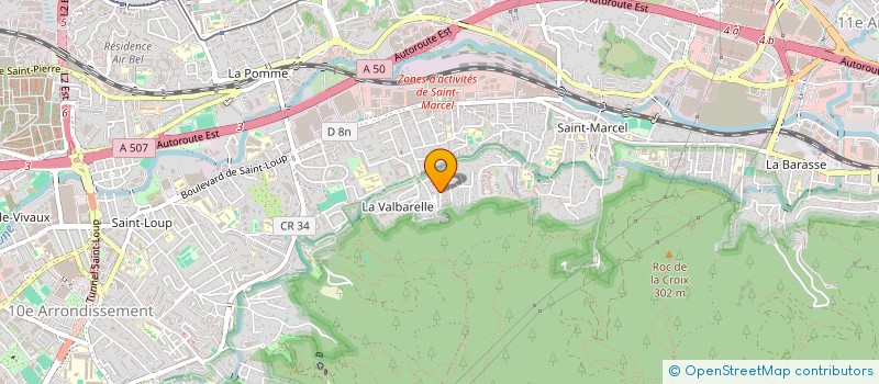 localisation de l'entreprise LEGROS CONSTRUCTIONS à MARSEILLE