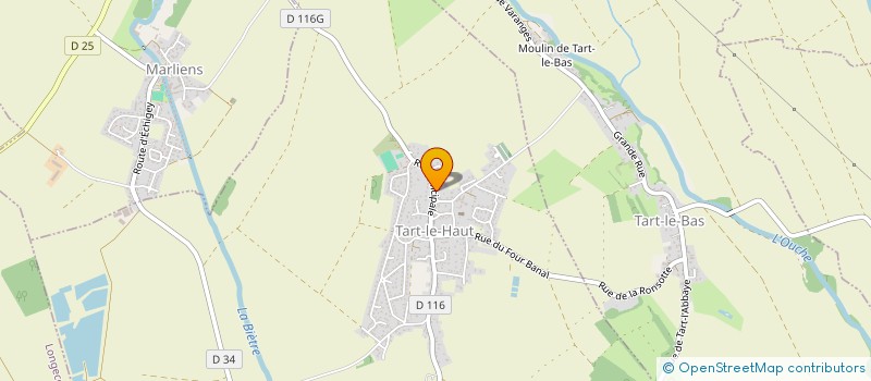 localisation de l'entreprise LEGROS OLIVIER  BRETENIERE