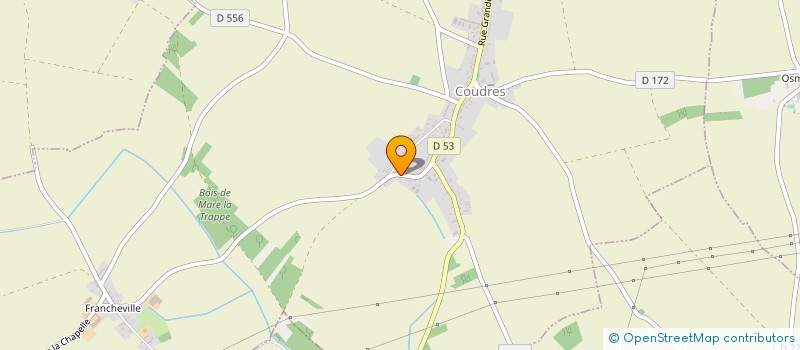 localisation de l'entreprise LEGROS TRANSPORTS SERVICES  COUDRES