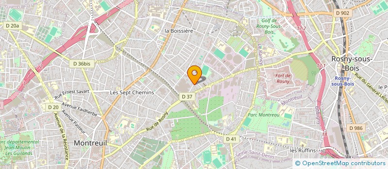 localisation de l'entreprise LEGROSDIRECT à MONTREUIL