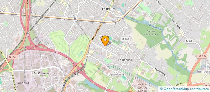 localisation de l'entreprise LEGROUT-SOILLY INDIVISION à VILLENEUVE D'ASCQ