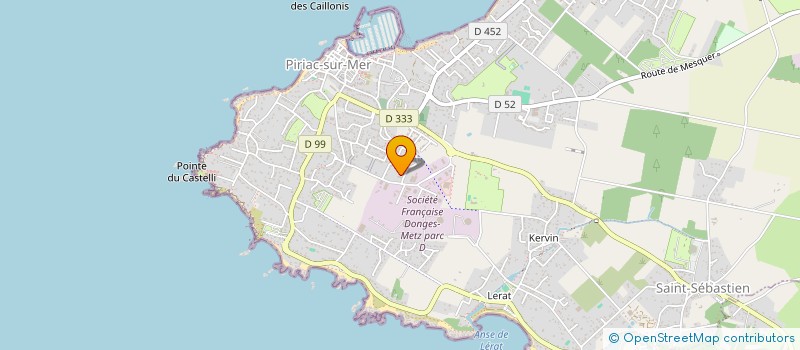 localisation de l'entreprise LEGUAY CG2N  PIRIAC-SUR-MER