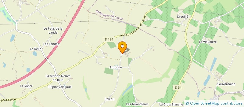 localisation de l'entreprise LEGUAY-GODINEAU  CHEMILLE-EN-ANJOU