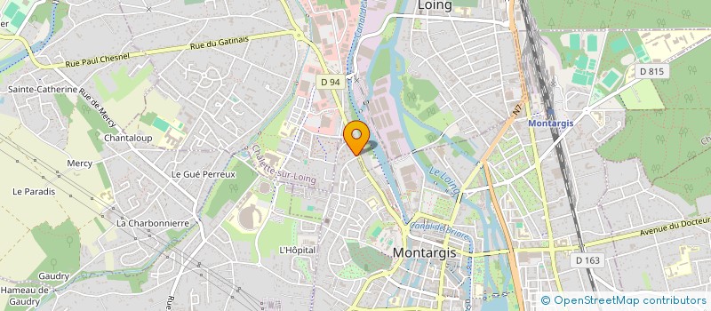 localisation de l'entreprise LEGUAY ISOLATION SARL à MONTARGIS